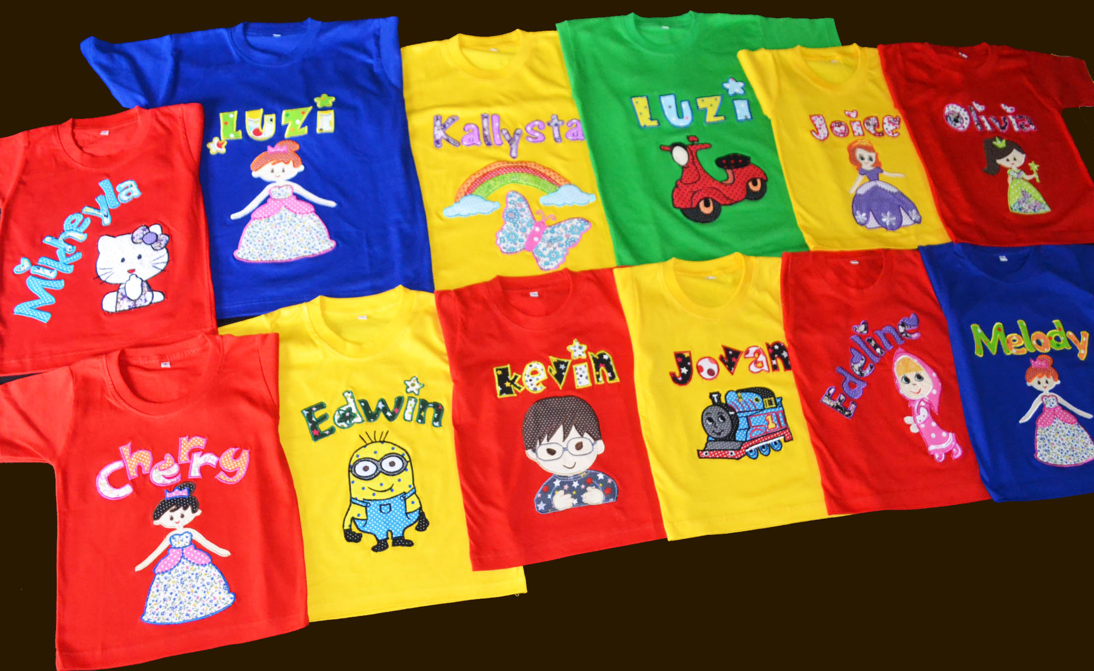 Kaos Anak Karakter Kaos Handmade Baju Anak Produk Pakaian Anak